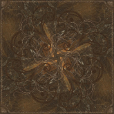 58052 Панно Dome Gradino Costa Retta Brown 80x80