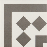 PT02113 Декор Antigua Gris001 Esquina 20x20