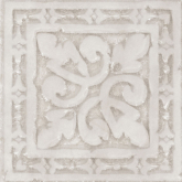 Декоративная вставка Papiro White Taco Gotico White 8x8