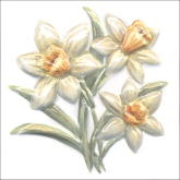 TFA011 Декор Оранжерея Нарциссы 9.9x9.9