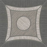 SG953200N/7 Декоративная вставка Лоредан Серый 10x10