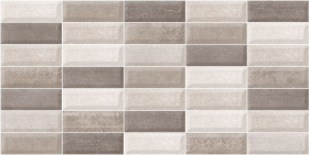 TWU09BIR014 Плитка Birma Бежевая Мозаика Рельефная 50x24.9