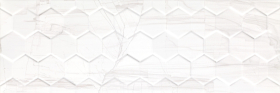 Плитка Brennero White Hexagon Rett 75x25