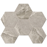 Mosaic/KA02_NS/25x28.5x10/Hexagon Декор Kailas KA02 Light Beige Hexagon Неполированная