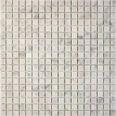 Мозаика Каменная Bianco carrara из мрамора матовая 15x15 305х305x4