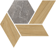 Декор World Flysch Lesnaya Gris 20x17.5