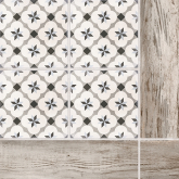 6046-0378 Декор Борджиа Бежевый мозаичный 45x45