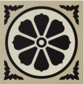 Декоративная вставка Метлахская плитка 100N004D013 ENC04 Caen 13 (ONT BAU NOI) 10x10