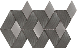 L244008771 Мозаика Gravity Aluminium Braid Metal Titanium 35.8x23.7