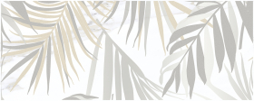 Декор Aria Белый-1 Botanica 50x20