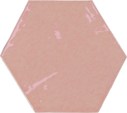 122082 Плитка Zellige Hexa Pink 10.8x12.4