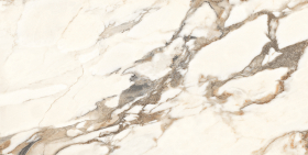 Керамогранит Calacatta Bronze Белый полированный 60x120