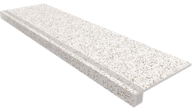 Set/Steptrade/CM00_NS/33x120/S1/Stripe/CM00_NS/14.5x120 Ступень Cosmos CM00 White неполированная прямоугольный бортик подступенник 33x120