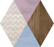 Керамогранит Art Deco Hexa Mix (15 вариаций) 23.2x26.7