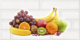 C0000039440 Декор Брик Кремовый 1 экзотик фрукты 60x30