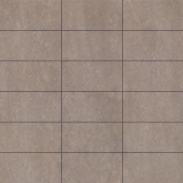 Мозаика Marmoker Lucido Travertino Noce Mosaico 5x10 29.5x29.5