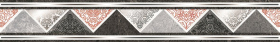 Бордюр Мегаполис Red-gray G1 50x7.5