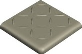 Ступень Метлахская плитка 1002B0RGRP 2BR RELIEF PALE GREY GRP 10x10