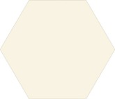 Керамогранит Метлахская плитка 150HE0BAS hex.15 Super White BAS 14.9x17.3