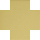 Керамогранит Метлахская плитка 070CRVAN Cross 7 Vanilla VAN 7x7