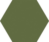 Керамогранит Метлахская плитка 100HEVEF hex.10 Dark Green VEF 10x11.5