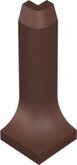 Бордюр Метлахская плитка 100GE0BRU Angle EXT PAG BROWN BRU 4,4x11