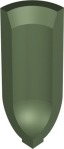 Бордюр Метлахская плитка 100GI0VEU Angle INT PAG GREEN VEU 3,2x11