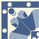 Декор Метлахская плитка 100E024A101 ENC 24A White (D.Blue, L.Blue) 10x10