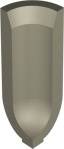 Бордюр Метлахская плитка 100GI0GRP Angle INT PAG PALE GREY GRP 3,2x11