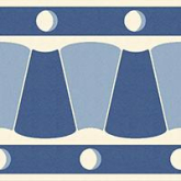 Декор Метлахская плитка 100E024F101 ENC 24F White (D.Blue, L.Blue) 10x10