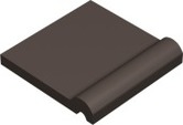Керамогранит Метлахская плитка 100FG0ANT POOL EDGE CHARCOAL ANT 10x10