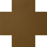 Керамогранит Метлахская плитка 070CRHAV Cross 7 Havana HAV 7x7