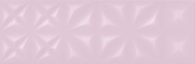 LLU072D Плитка Lila Розовая рельеф 25x75