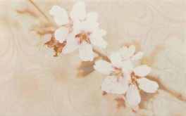 010301001872 Декор Сакура Коричневый 01 40x25