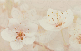 010301001874 Декор Сакура Коричневый 03 40x25