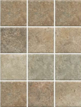 1326 Плитка Брюссель 12 частей микс матовый 9.8x9.8