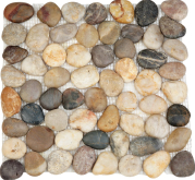 Мозаика Каменная Галька Гламур-глянец матовая 32x32