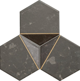 Мозаика Scoria Black 1 19.2x16.5