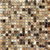 Мозаика Adriatica 7M022-15P (M022-FP) Emperador Dark