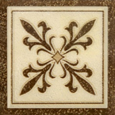 Декоративная вставка Декор (вставки напольные) Таллин бежевый 6x6