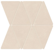 A7CN Мозаика Boost Natural Kaolin Mosaico Rhombus 36.7x33.8