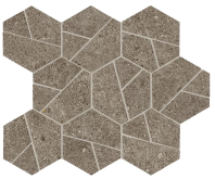 A7CX Мозаика Boost Stone Taupe Mosaico Hex 25x28.5