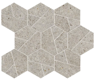 A7CY Мозаика Boost Stone Pearl Mosaico Hex 25x28.5