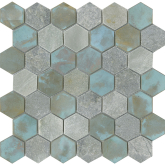 L241715271 Мозаика Worn Hexagon Verdigris 30x30.5