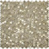L244008731 Мозаика Gravity Aluminium 3D Hexagon Gold 30.7x30.1