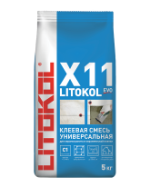 Клей на цементной основе X11 LITOKOL EVO 5кг