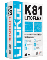 Клей на цементной основе K81 LITOFLEX 25 кг
