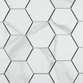 Декор Saturio Glacier Mosaic Сатурио Гласиер Hexagone Чип 24.5x28