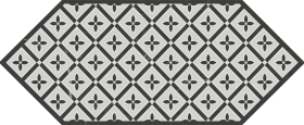 HGD/A484/35006 Декор Келуш 5 Черно-Белый 34x14