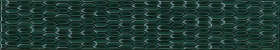 LSB001 Бордюр Левада Зеленый Темный Глянцевый 40x7.1